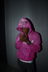 Arabic Hoodie Pink